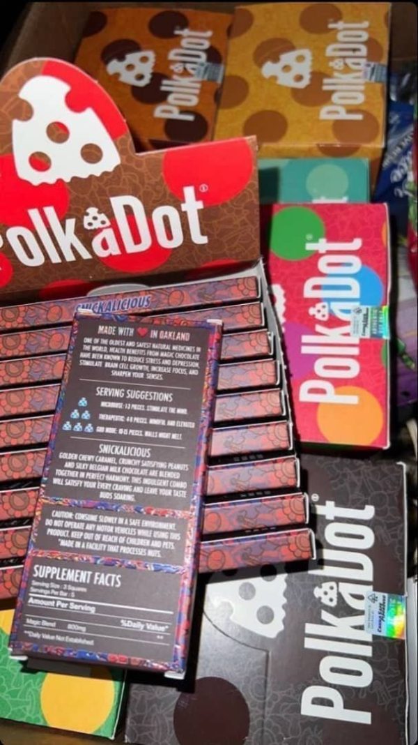 Polkadot chocolate bars